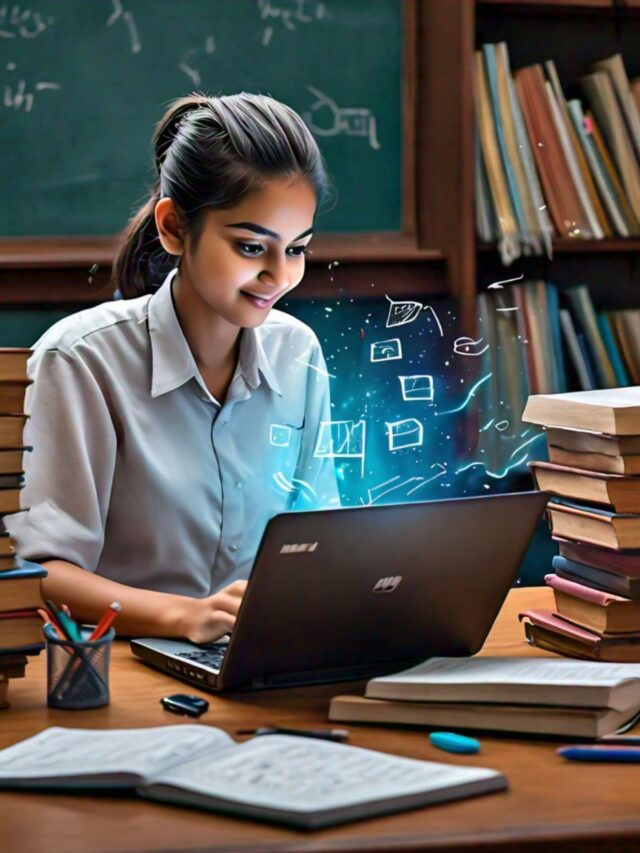 girl-is-sitting-desk-with-laptop-books-it